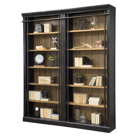 Toulouse Toulouse Bookcase in Aged Ebony IMTE4094